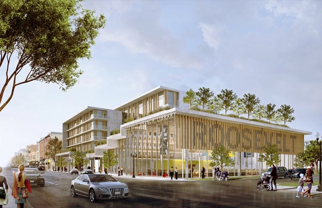 3名顶尖建筑事务所被选中在芝加哥设计以社区为本的住宅图书馆 - 主图