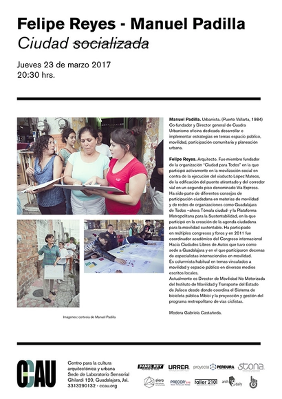Diálogo: Ciudad Socializada. Manuel Padilla - Felipe Reyes - Imagen Principal