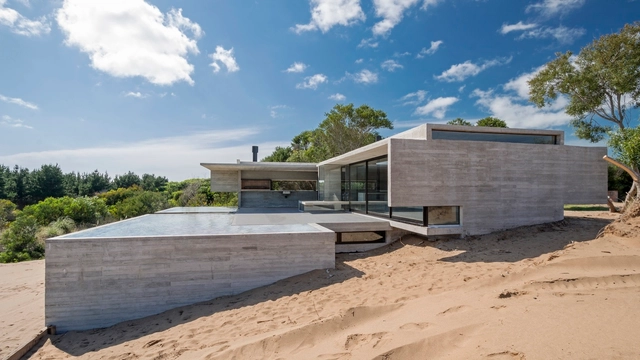 Casa en La Duna / Luciano Kruk - Casas, Fachada