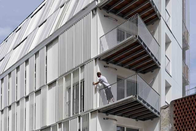Unidades de vivienda Castagnary / Dietmar Feichtinger Architectes - Vivienda Colectiva