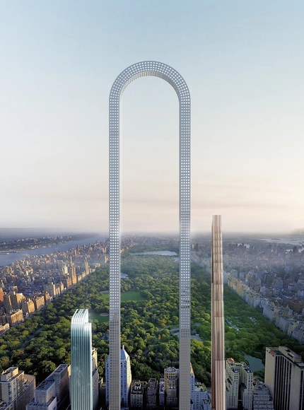 Ioannis Oikonomou imagina el rascacielos más 'largo' del mundo en Nueva York - Imagen Principal