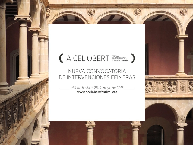 Concurso de Intervenciones Efímeras A CEL OBERT 2017 - Imagen Principal