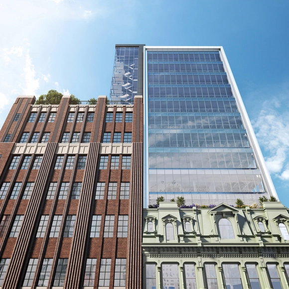 布鲁克林标志性的古建筑梅西百货加上了10层玻璃办公楼 - 主图