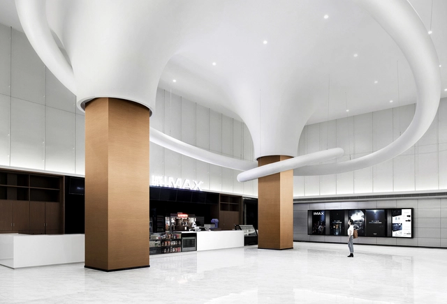 深圳百川影城 IMAX / 由原设计 - 室内设计, 表皮, 柱, 拱