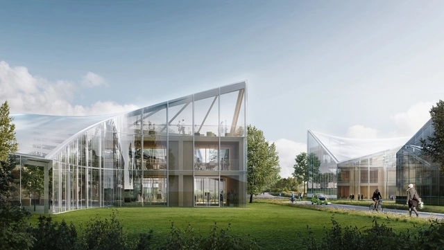 Zaha Hadid Architects divulga projeto de centro de tecnologia sustentável na Inglaterra - Imagem de Destaque