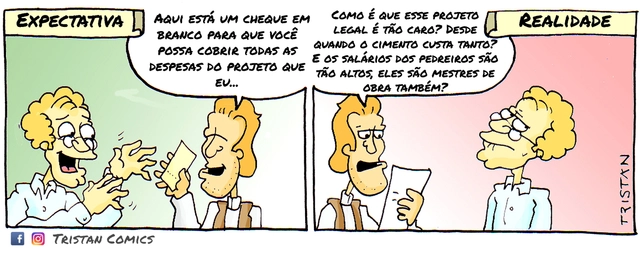 A realidade da relação arquiteto-cliente através de cinco tirinhas, por Tristán Comics - Imagem de Destaque