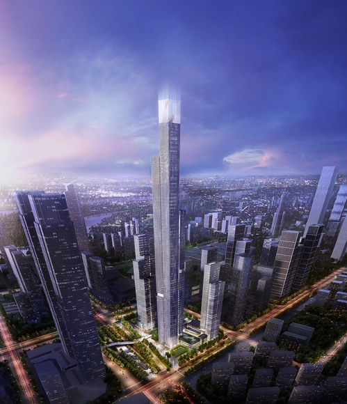 gmp 建筑事务所：南京金融城二期超高层项目正式启动 - 主图