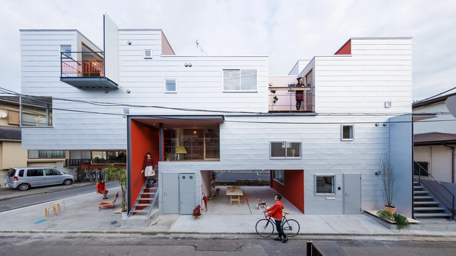 Alrededor de Corner Grain / Eureka + MARU。architecture - Casas
