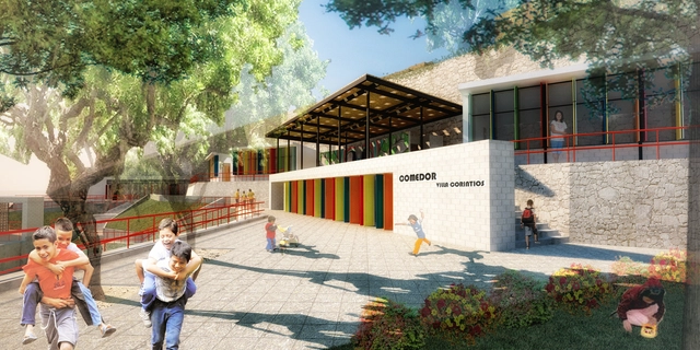 Primer Lugar Concurso “Ningún Niño sin Escuela" en Villa Corintios, Lima / InterLocalStudio - Imagen Principal