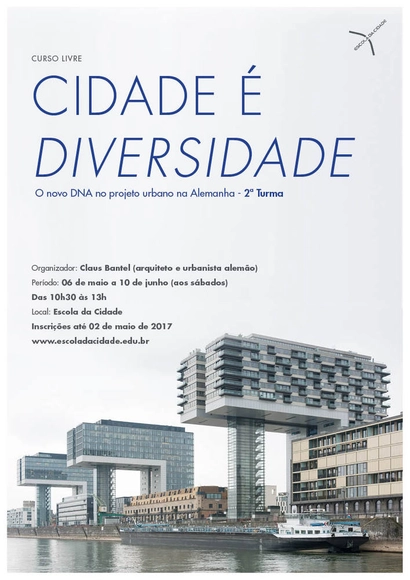 ESCOLA DA CIDADE promove 2ª Turma do Curso Livre sobre Projeto Urbano na Alemanha - Imagem de Destaque