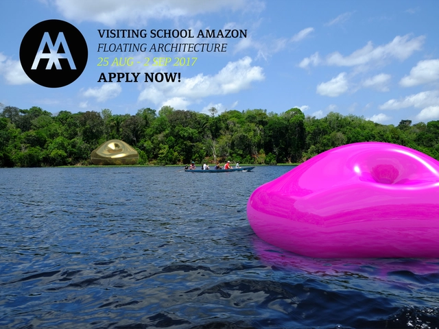 Inscrições abertas para o curso de "Arquitetura Flutuante" no Amazonas, realizado pelo AA Visiting School Amazonas - Imagem de Destaque