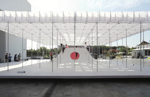 Pabellón flotante  / Shen Ting Tseng architects - Pabellón