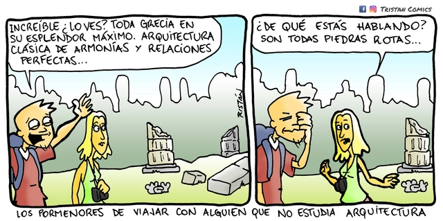 Las vacaciones como arquitecto a través de 5 tiras cómicas, por Tristán Comics - Imagen Principal