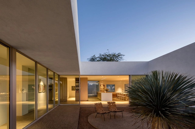 Courtyards House / HK Associates Inc - Exterior Photography, Houses, Door, Facade