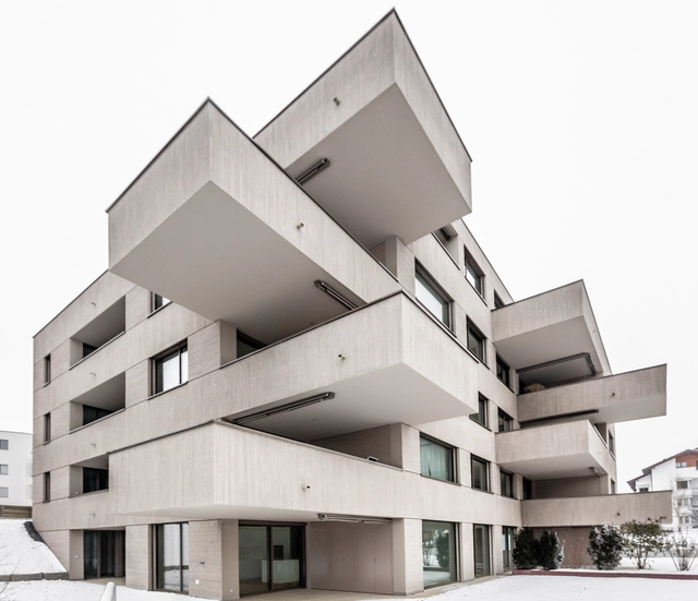 MFH Dali Rain / dolmus Architekten - Apartamentos