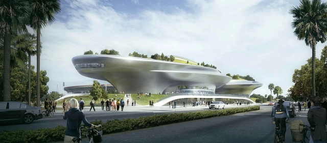 Se revelan nuevos renders del Museo Lucas de MAD en Los Ángeles - Imagen Principal