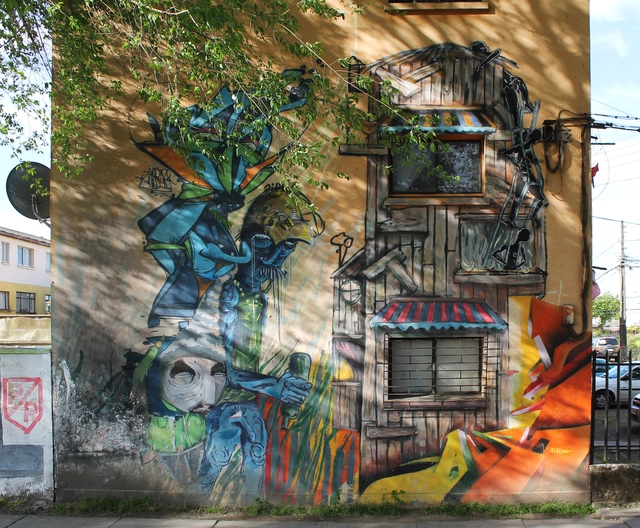 'Graffiti' y la apropiación de la arquitectura en la ciudad de Concepción, Chile - Imagen Principal