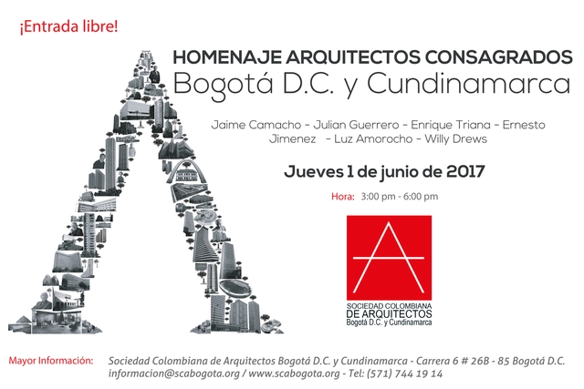 Homenaje a arquitectos consagrados 2017 - Imagen Principal