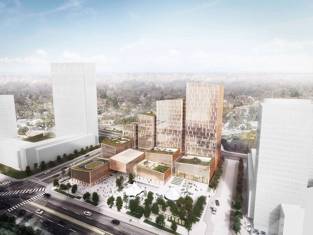 Henning Larsen vence concurso para Centro Cívico em Toronto - Imagem de Destaque
