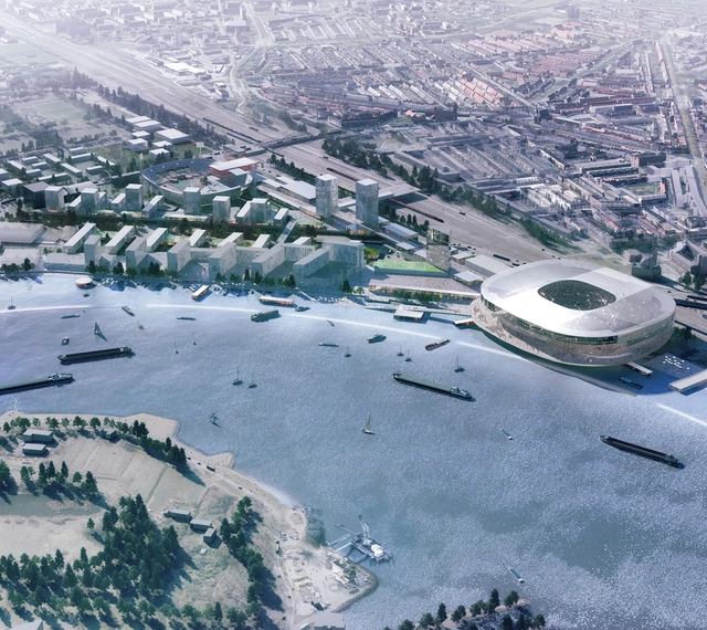 Holanda da visto bueno al plan maestro de OMA para Feyenoord - Imagen Principal