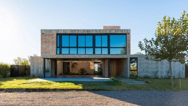 casa o2 / Oslo Constructora - Casas, Puerta, Fachada