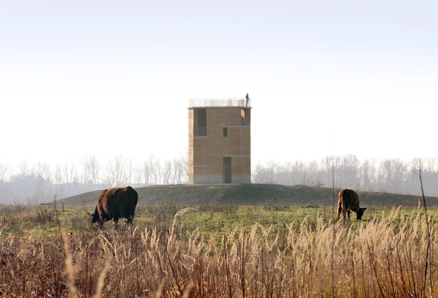 Torre observatorio Negenoord / De Gouden Liniaal Architecten - Paisaje Y Arquitectura