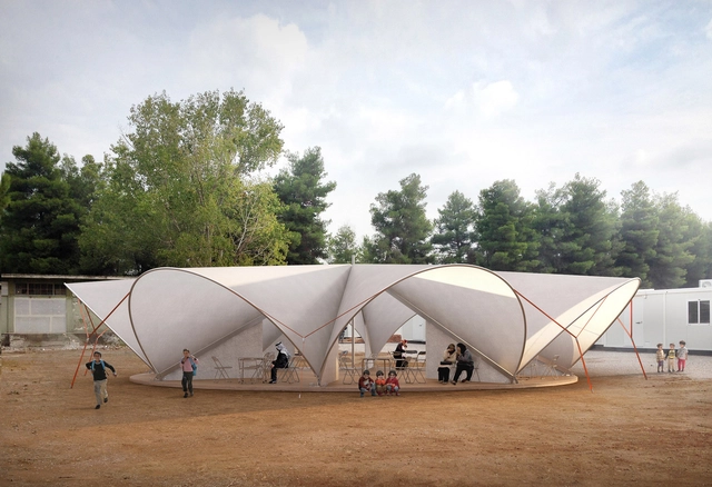Maidan Tent: Ayuda arquitectónica para la crisis de los refugiados en Europa - Imagen Principal