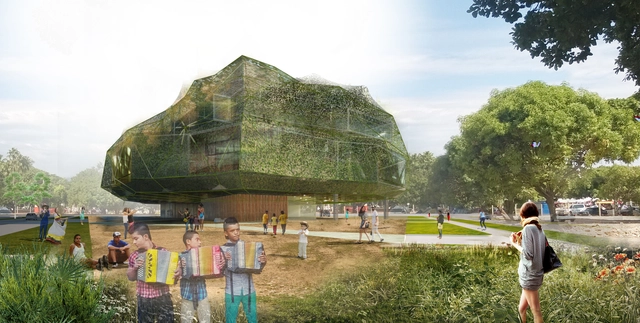IDOM revela imágenes del nuevo centro de la música vallenata en Colombia - Costa