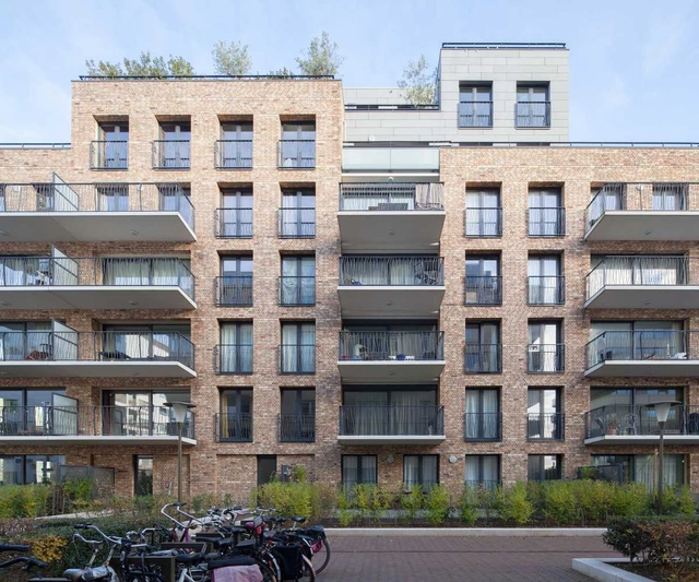 De Halve Maen Apartment Building  / Mecanoo - Apartments, Facade