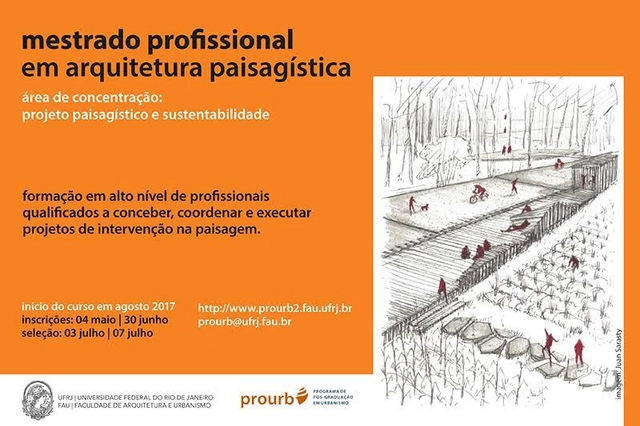 Seleção para mestrado profissional em arquitetura paisagística na UFRJ - Imagem de Destaque