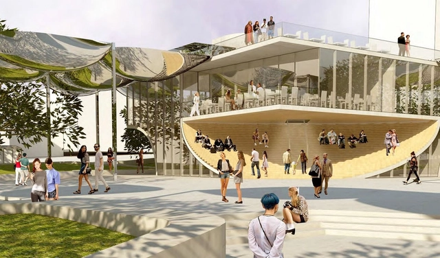 OMA and Mia Lehrer Associates' FAB Park Redesigned for More Green Space - Featured Image