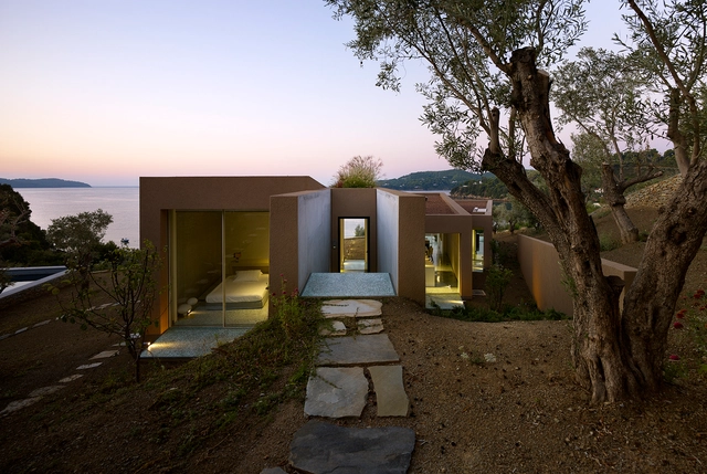 House in Achladies  / Lydia Xynogala - Houses, Garden, Door, Stairs, Facade