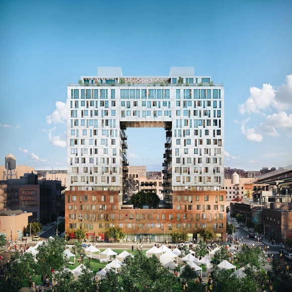 SHoP’s First Domino Sugar Residential Building Gets New Renderings as Construction Marches Forward - Featured Image