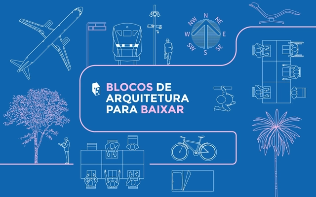 Biblioteca de desenhos arquitetônicos em DWG disponíveis para download - Imagem de Destaque