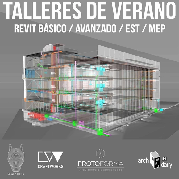 TALLERES DE VERANO  REVIT - Arquitectura, Estructura y MEP / Disponibilidad Presencial y Online - Imagen Principal