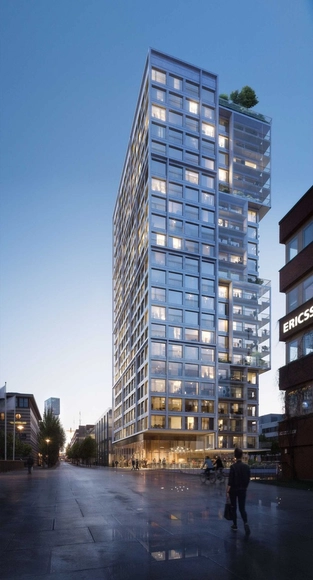 C.F. Møller Wins Competition for Innovative High-Rise in Stockholm - Featured Image