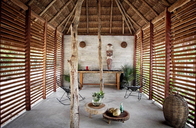 Una Vida Boutique Villas / Studio Arquitectos - Hoteles, Fijación Vigas, Puerta, Mesas, Sillas