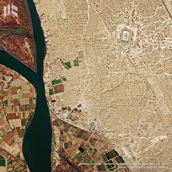6 Cidades antigas em perigo vistas do espaço - Imagem de Destaque