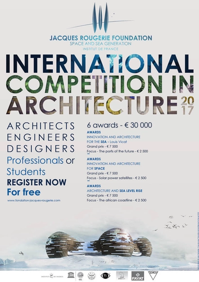 "International Competition in Architecture 2017" busca propostas para o mar e o espaço - Imagem de Destaque