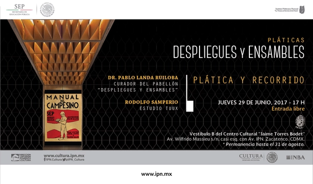 TERCERA plática en el marco de la presentación del Pabellón de México en la Bienal de Arquitectura en Venecia, "Despliegues y Ensambles". - Imagen Principal