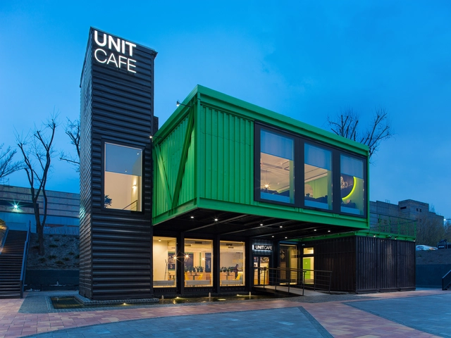 Unit Cafe  / TSEH Architectural Group - Coffee Shop, Facade
