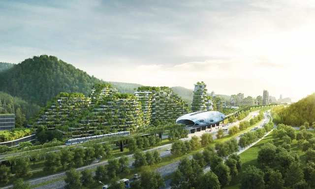 World's First Vertical Forest City Breaks Ground in China - Garden, Cityscape, Forest
