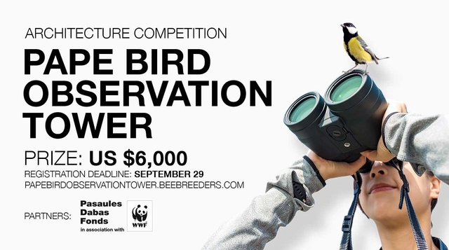 Convocatoria: la torre de observación de aves en Pape - Imagen Principal