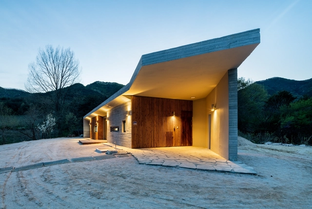 Apple Farm House / 2m2 architects - Houses, Door, Facade, Lighting