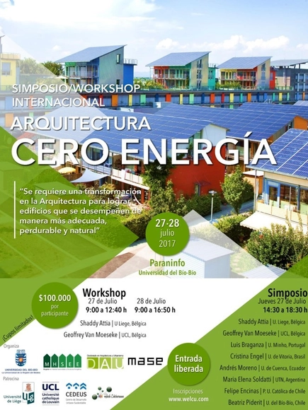 Simposio/Workshop Arquitectura Cero Energía - Imagen Principal