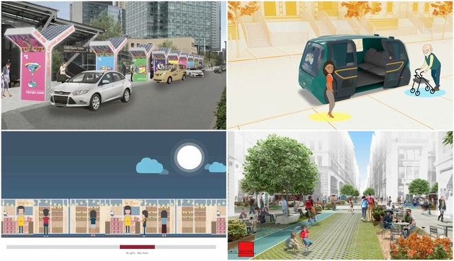 关于纽约未来的自动交通系统的四种畅想 - 主图