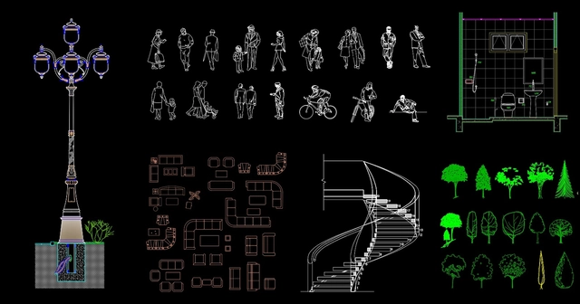 LineCAD ofrece una biblioteca gratuita con más de 150 bloques CAD - Imagen Principal