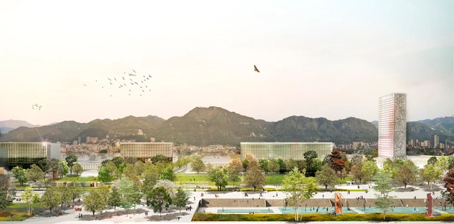 Colectivo 720 gana concurso para transformar el Parque Tercer Milenio de Bogotá - Parque, Fachada, Urbano