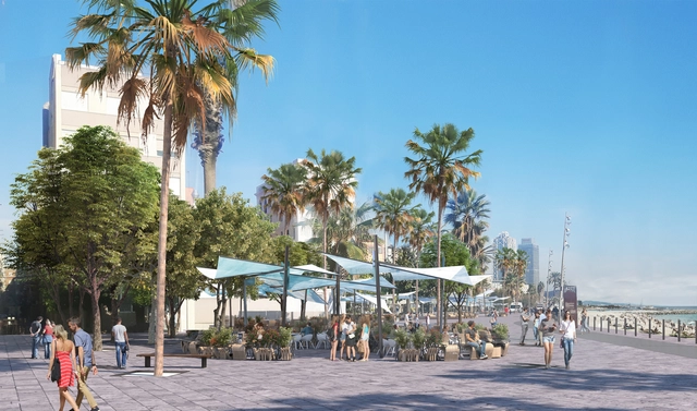 EMBT diseña terrazas exteriores en el paseo de La Barceloneta en Barcelona - Diseño Urbano, Costa