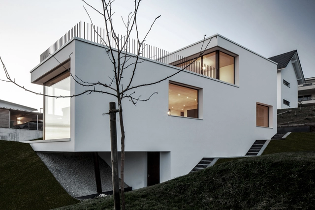 体块，材料搭配的刚刚好 EFH Riedholz 住宅 / Tormen Architekten AG - 独立住宅